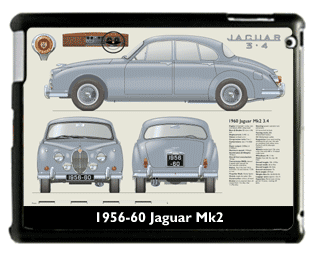 Jaguar Mk2 1959-62 Large Table Cover